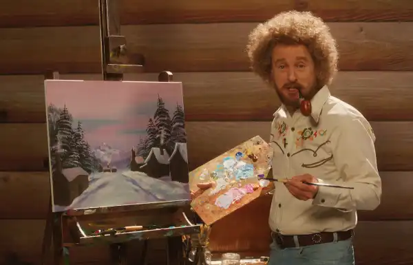 Paint Teaser Trailer & Poster Show Owen Wilson Channeling Bob Ross