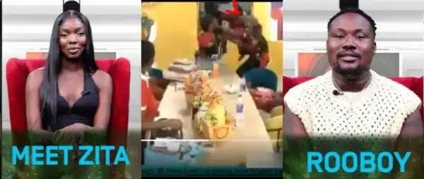 Tension In BBNaija House As Zita, Rooboy Exchange Insults And Blows
