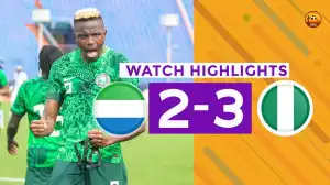 Sierra Leone vs Nigeria 2  - 3 (AFCON Qualifiers 2023 Goals & Highlights)