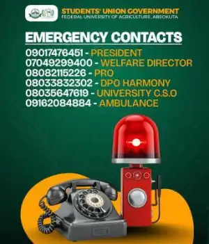 FUNAABSU launches emergency contact system