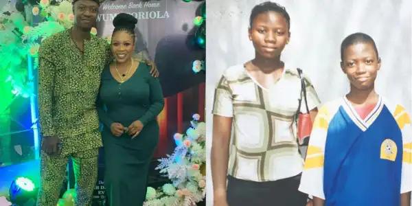 “I decided to drag you on this special day” Wumi Toriola drags her younger brother with old photos on his birthday