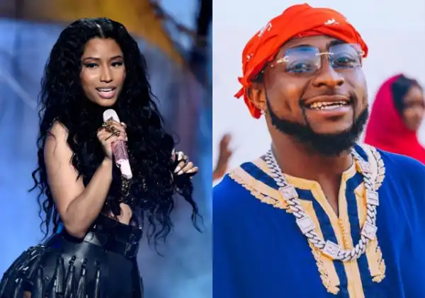 Davido Stirs Collaboration Rumour With Nicki Minaj