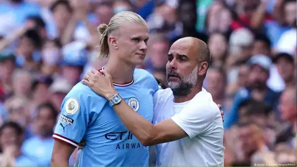 EPL: Guardiola snubs Haaland, names most complete striker in football