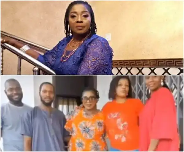 Fans Gush As Rita Edochie Shows Off Her Grownup Children (Video)