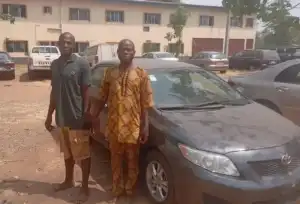 Two men arrested for stealing car in Ekiti