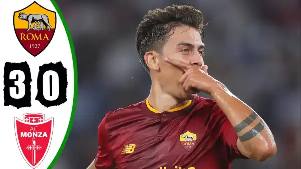 AS Roma vs Monza 3 - 0 (Serie A 2022 Goals & Highlights)