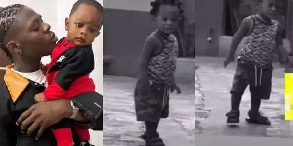 If Only His Dad Was Here – Cute Video of Mohbad’s Son Walking Unaided Surfaces Online