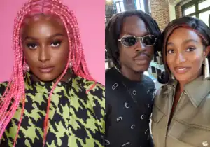 DJ Cuppy expresses joy as she unexpectedly meets Fireboy in New York