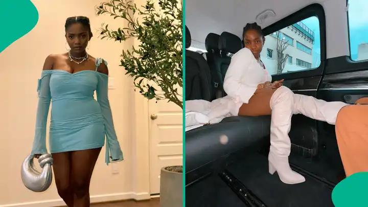 Simi Rocks Mini Dress Shows Off Her Backside As She Catwalks In Video