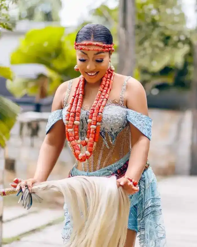 Nigerians react as the alleged cost of Rita Dominic’s wedding Aso-ebi is revealed.