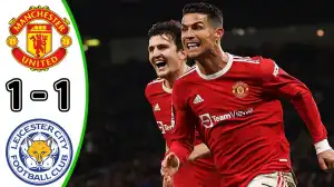 Manchester United vs Leicester City 1 - 1 (Premier League 2022 Goals & Highlights)