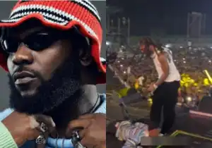 Odumodublvck Defends Burna Boy’s Actions After Fan Incident at Greater Lagos Concert