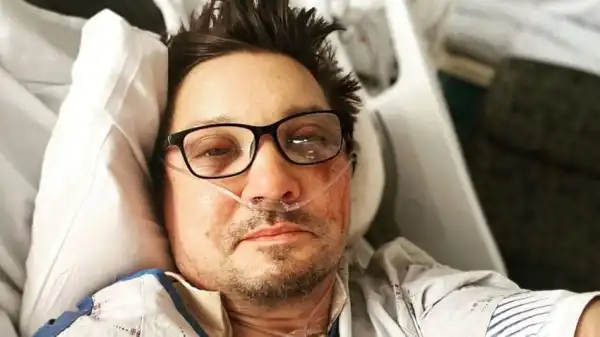 Avengers’ star Jeremy Renner says he broke 30 bones in snowplow accident