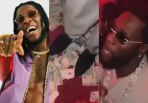 “EFCC is coming for you”- Fan reacts as Burna Boy steps on Naira notes while dancing at a nightclub