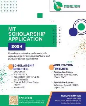 Michael Taiwo Scholarship for International Students, 2024