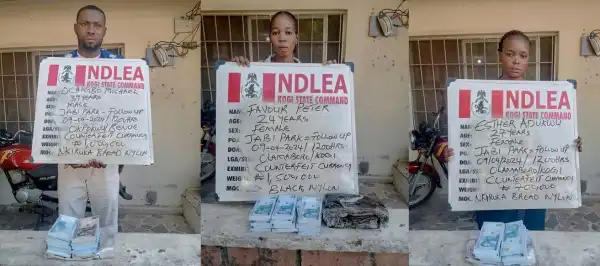 NDLEA Arrests Widow, Pregnant Woman Over N3.2M Counterfeit Cash, Lethal Illicit Substance
