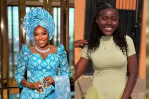 “Why will you be posting such, it it bragging or what” – Fan slams Biola Bayo for flaunting daughter’s academic performance; she reacts