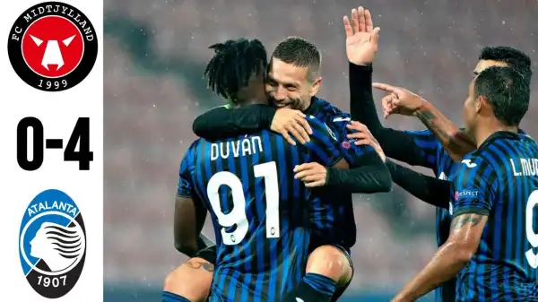 Midtjylland vs Atalanta  0 - 4 | UCL All Goals And Highlights (21-10-2020)