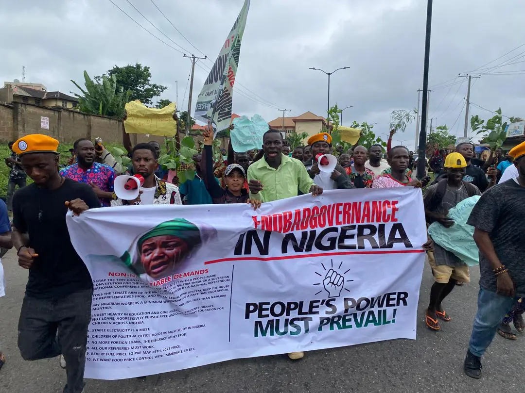 August 1 protests begin in Ibadan [PHOTOS]