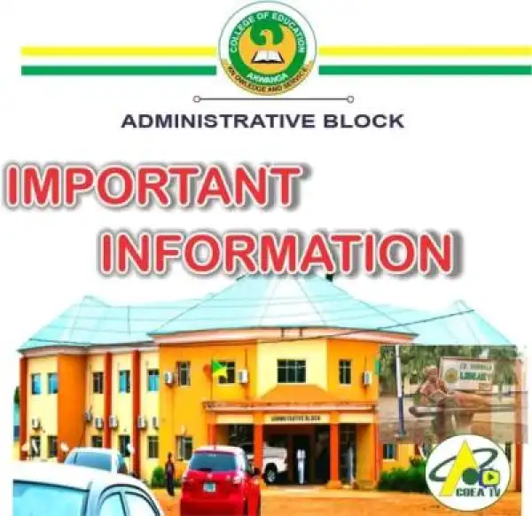 College of Education, Akwanga announces 2025/2026 Matriculation Ceremony