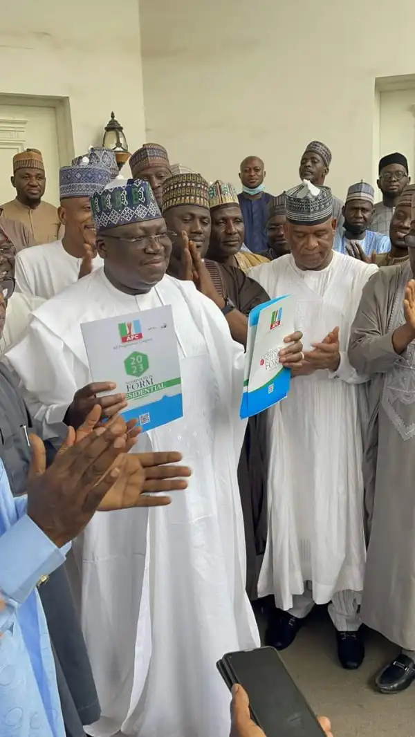 Ahmad Lawan Receives Nomination Forms