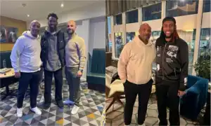 Chelle visits Super Eagles top stars in Europe