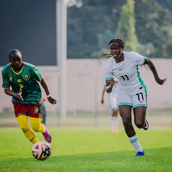 Friendly: Cameroon coach gives reason for defeat to Super Falcons