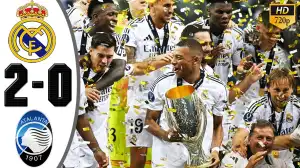 Real Madrid vs Atalanta 2 - 0 (Supercup Final 2024 Goals & Highlights)