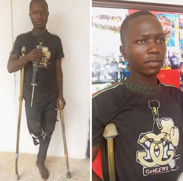 Physically Challenged Man Arrested For Shop Breaking And Theft In Adamawa