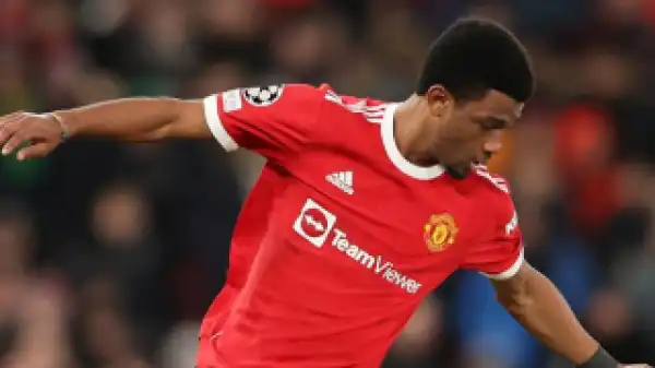 Man Utd midfielder Amad missing at Rangers due to technical call