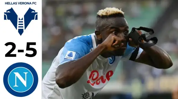 Verona vs Napoli 2 - 5 (Serie A 2022 Goals & Highlights)