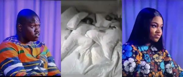 BBNaija: Moment HOH Tracy Gently Brushes Off Kulture’s Hand in Bed
