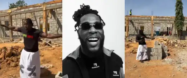 VeryDarkMan Shares Progress of Burna Boy-Sponsored School Project