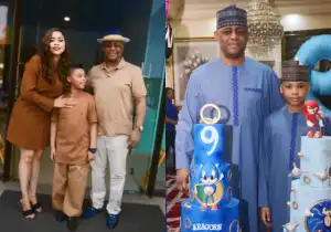 FFK And Ex Wife, Precious Chikwendu Reunite To Celebrate Son On His Birthday