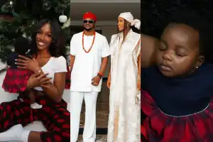 “The best gift that God gave me this year” – Paul Okoye’s wife Ifeoma unveils their daughter’s face and name as she reflects on 2024