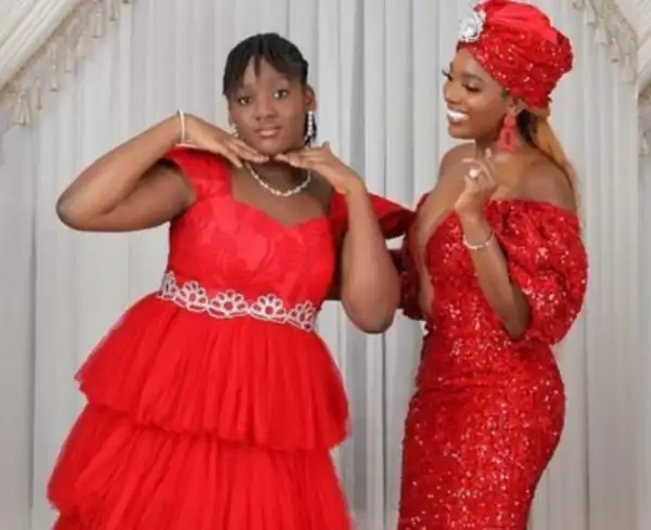 Annie Idibia Anxious As 13-year-old Daughter Drives Car For First Time (Video)