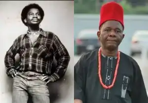 Actor Chiwetalu Agu crowns himself the most handsome man in Africa as he shares throwback photo