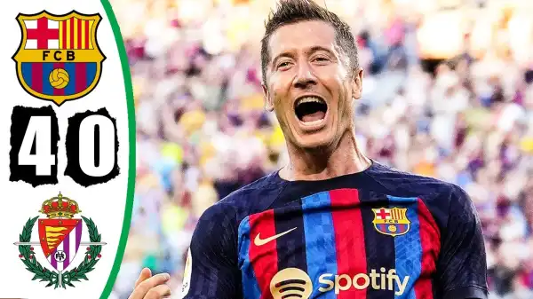 BarceIona vs VaIIadolid 4 - 0  (LaLiga 2022 Goals & Highlights)