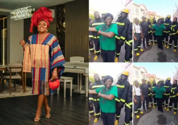 Funke Akindele Teams Up with Lagos Fire Service in New Movie