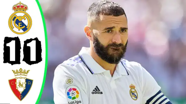 Real Madrid vs Osasuna 1 - 1 (LaLiga 2022 Goals & Highlights)