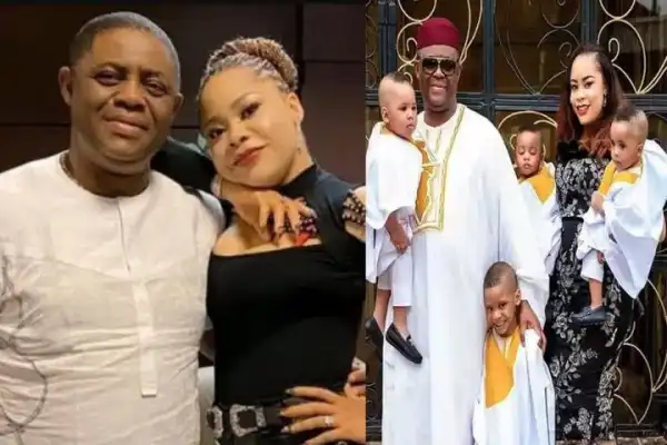Precious Chikwendu Hails Femi Fani Kayode As She Reunites With Her Kids