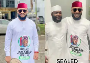 “Next Lagos Governor With The Next Anambra Governor”- Yul Edochie Boasts Over Picture With Seyi Tinubu