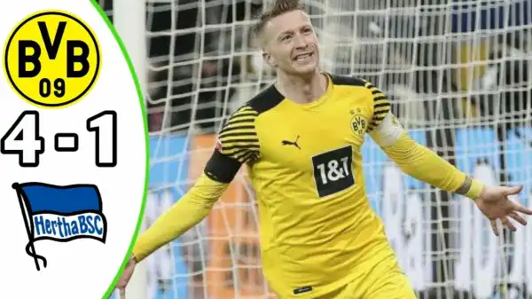 Borussia Dortmund vs Hertha Berlin 4 - 1 (Bundesliga 2023 Goals & Highlights)