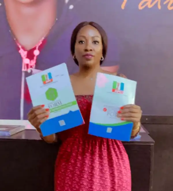 2023: Princess Christina Eligwe-ude Picks APC Nomination Forms For House Of Reps