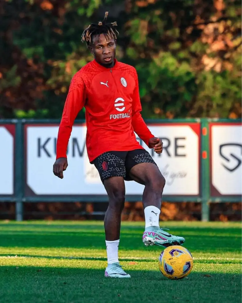 Serie A: Chukwueze returns to training at AC Milan