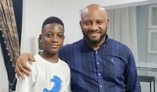 Daddy Loves You - Actor, Yul Edochie Celebrates His First Son At 15 (Photo)