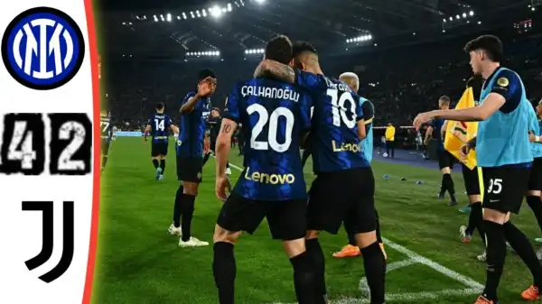 Juventus vs Inter 2 - 4 (Coppa Italia 2022 Goals & Highlights)