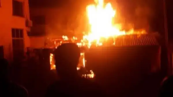 Fire Guts Tank Farm In Delta Community