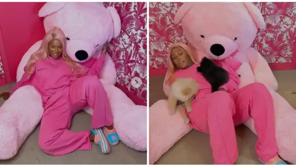 "It Is Not Dogs Anymore, You Have Changed To Teddy” – Fans React As DJ Cuppy Shows Off ‘New Boyfriend’