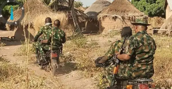 Troops neutralise three terrorists, recover arms, motorcycles in Borno